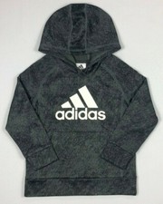 NEW Boy's Little Youth Adidas Lightweight Polyester Pullover Hoodie Size 4