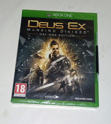 Deus Ex - Mankind Divided (Day One Edition) auf Xbox One; 2016 ''Neu und versiegelt''