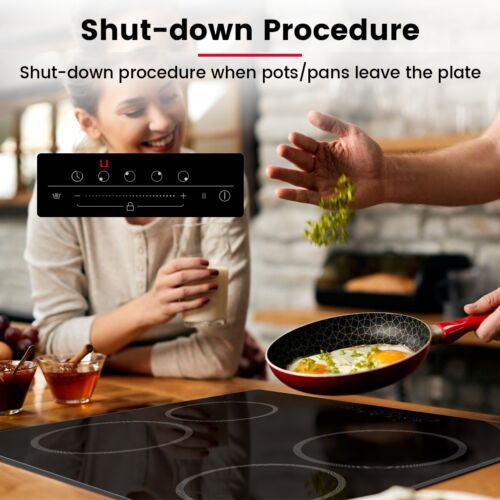 GASLAND chef Ceramic Cooktop 60cm Glass Touch Control Electric Stove Hot Plate - Picture 6 of 13