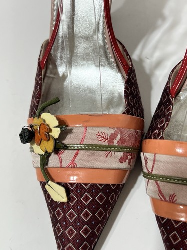 Tacones de cinturón Prada Obi rojos 37,5 de colección - Imagen 3 de 20