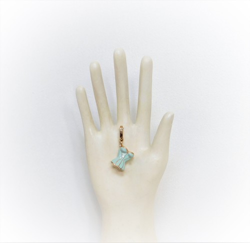 Juicy Couture 2005 Light Blue Corset Charm YJRU0658 - Picture 2 of 12