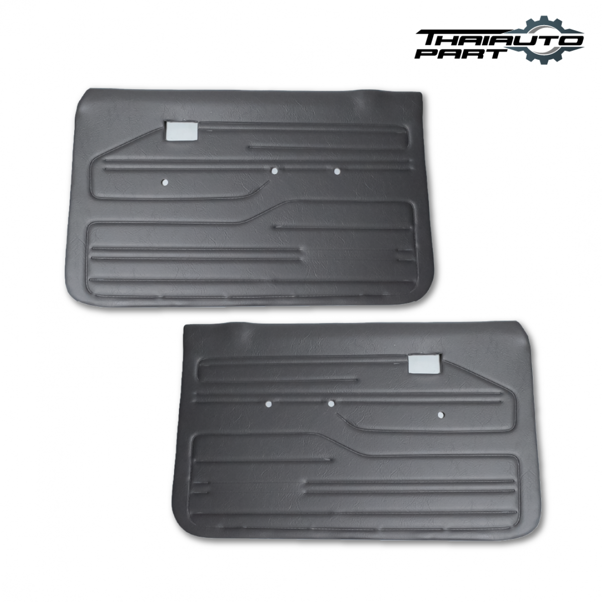 Pair LR Inside Door Panel Grey Interior For Mazda B2200 B2500 UF