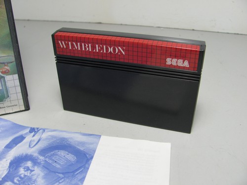Wimbledon Sega Master System Game Cart Near Mint Complete Tested & Working - Bild 2 von 9