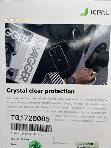 JCPAL DualPro Crystal Clear Protection Case - Iphone 12 Mini - Picture 4 of 4