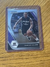 2021 Panini Prizm Draft Picks Base #83 Damian Lillard - Weber State