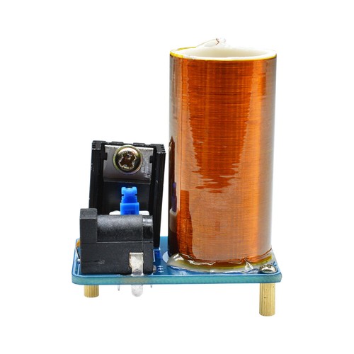 BD243 Mini Tesla Coil Electronics Wireless Transmission 9-12V Assembled Module - Picture 7 of 12