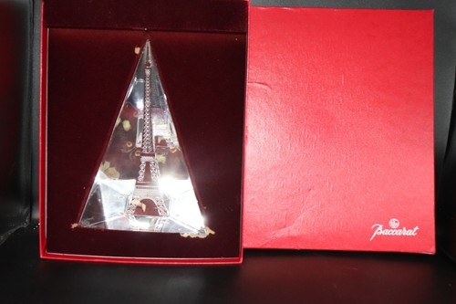 BACCARAT FRANKREICH KRISTALL EIFFELTURM SKULPTUR HOCH 7 5/8" - Bild 7 von 13