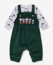 Snoopy Peanuts 2 Piece Overalls Set 6 Months
