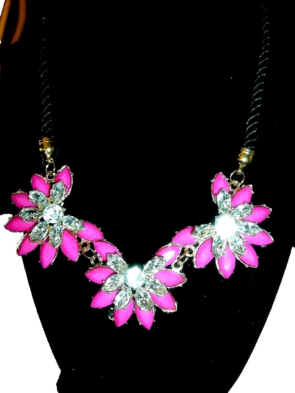 Velvet Choker Flowers & Plants Fashion Necklaces & Pendants