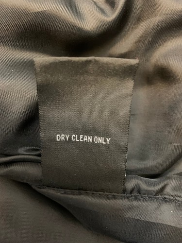 London Kurtka przeciwmgielna Męska XL Wełniana Bomberka Varsity Nylon Pełny zamek błyskawiczny Podszewka Preppy Czarna - Zdjęcie 9 z 9