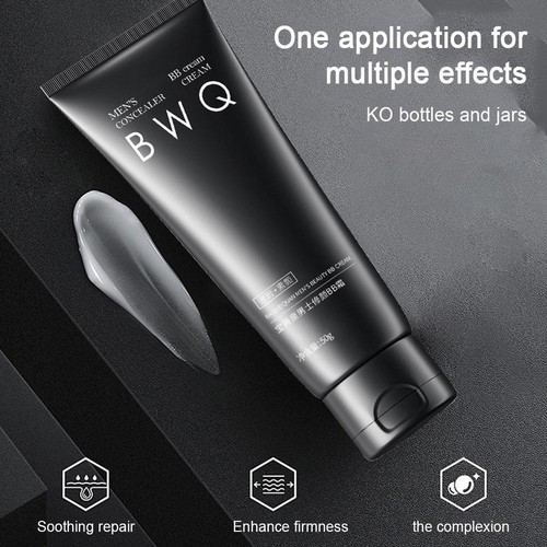 Men's Natural Cream Hydrating Oil Control Primer Lasting Waterproof Concealer# - Picture 9 of 12