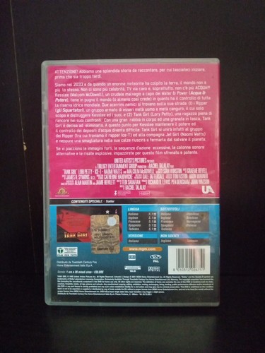 Tank Girl DVD, 2001 Lori Petty, Ice-T Region 2 Tested and Working ~ Shelf204 - Picture 2 of 2