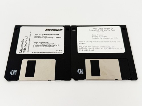 Cardinal 28,8 Kbps V.34 Fax Modem Software & Windows 95 Disk 020-0472 - ohne Modem - Bild 8 von 8