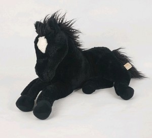 black horse plush
