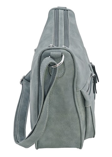 Damen Tasche Handtasche Shopper Citybag Leder-Optik - viele Farben! - Bild 4 von 16