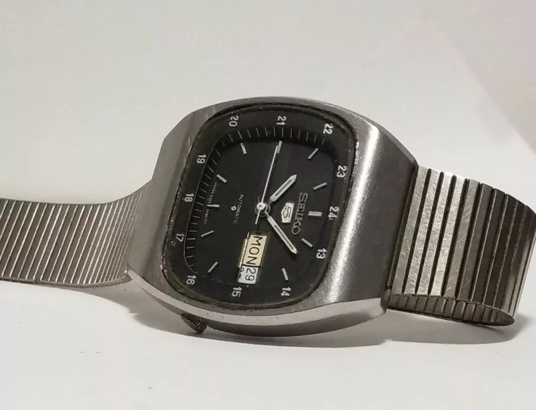Seiko 5 Gents Mens Automatic Self Winding Watch Wristwatch 6309 5230 A3