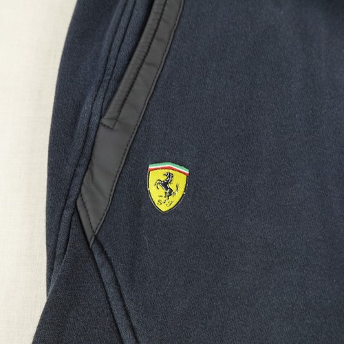 Puma Pants Mens Medium Black Ferrari Sweats Sweatpants Joggers Racing Cars Gym - Picture 4 of 18