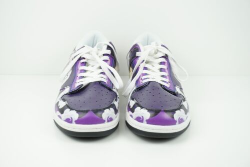 One Piece Monkey D Luffy Gear 5 Purple White Sneakers Custom Anime Shoes Size 11 - Picture 6 of 8