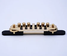 Guiar Synchro-Sonic Adjustable JAZZ Bridge Nickel W/Base Assembly Fit Gret-ch