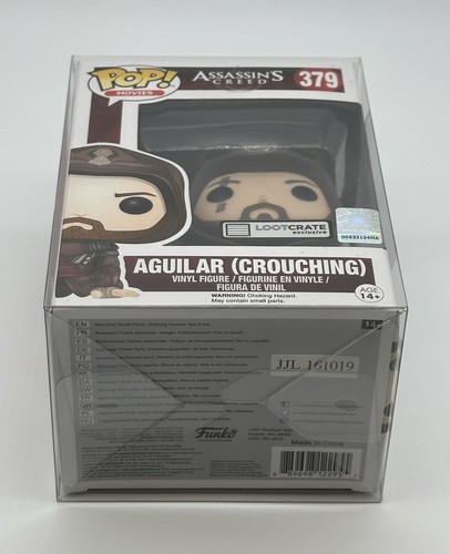 Funko POP! Movies #379 Assassin's Creed Aguilar (Crouching) Loot Crate EXCLUSIVE - Picture 6 of 6