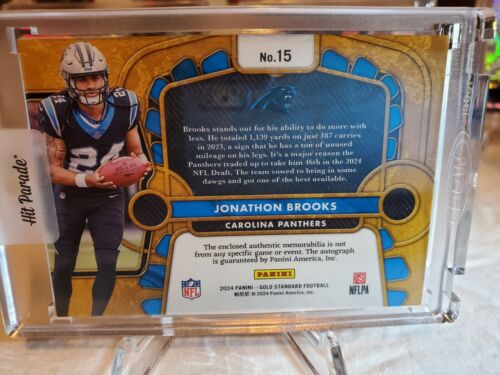2024 Gold Standard Jonathan Brooks Weißgold Rpa /49 - Bild 2 von 12