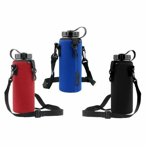 750ML Adjustable Shoulder Strap Water Bottle_Carrier Holder Bag Case Pouch Cover - Picture 50 of 71