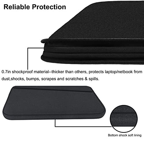 15.6 Inch Laptop Sleeve Computer Carrying Bag Protective Case for 15-16 Inch - Bild 5 von 7
