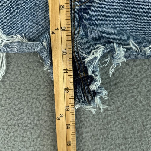 Vintage Levis Jean Shorts Womens 10 26 Blue 840 Orange Tab Daisy Dukes 80s Denim - Picture 6 of 17