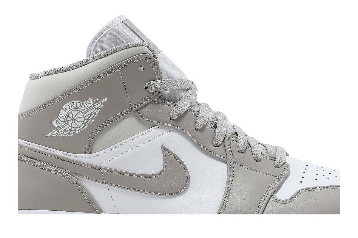 Size 7.5 - Air Jordan 1 Mid College Grey for sale online | eBay