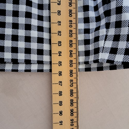 Review Womens Dress Size 8 Check Event Occasion Office Work Stretch V-Neck - Picture 11 of 11