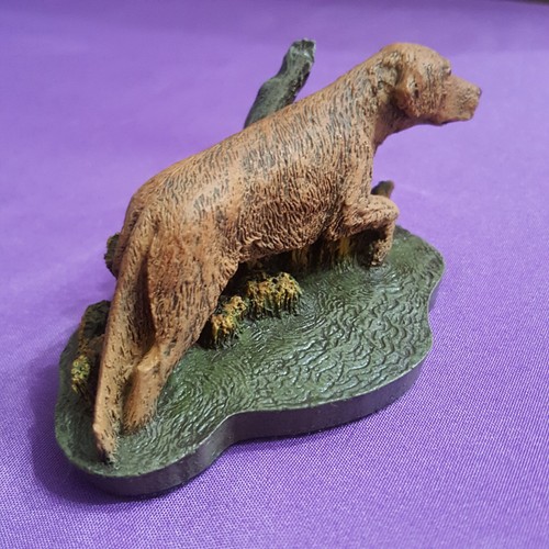 Golden Retriever Cold Bronze Cast Kennel Collection Charles Earnhardt 1979 - Imagen 4 de 11
