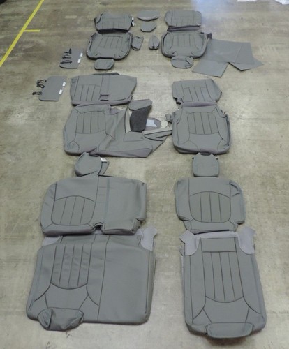 Chevy Traverse Aftr MKT 2015 peltre o cuero gris Alea conjunto de equipamiento de 8 asientos #63 - Imagen 4 de 12