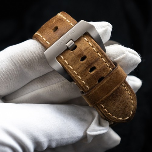 Panerai PAM351 1950 Tobacco Chocolate Dial Titanium Case PAM00351 w/Box & Papers - Picture 9 of 15