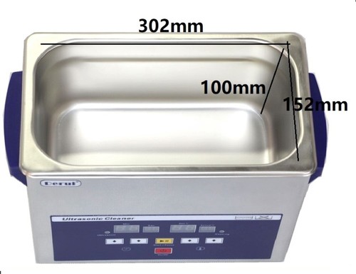 4L 120W Digital Edelstahl Dental Schmuck Ultraschall Bad Timer/Heizung  - Bild 4 von 5