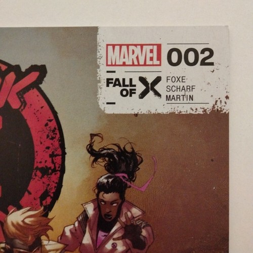 Dark X Men #1 #2 Comic Book Bundle Lot MARVEL Fall Of X Foxe Scharf Martin - Imagen 12 de 19