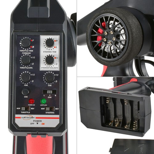 AUSTAR RC Controller Trasmettitore e Ricevitore 2.4G 6CH per 1/10 1/8 RC Auto Barca - Foto 8 di 15