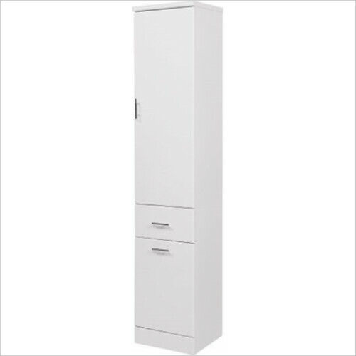 High Gloss White Bathroom Vanity Basin Cabinet White Storage Furniture Assembled - Picture 24 of 29