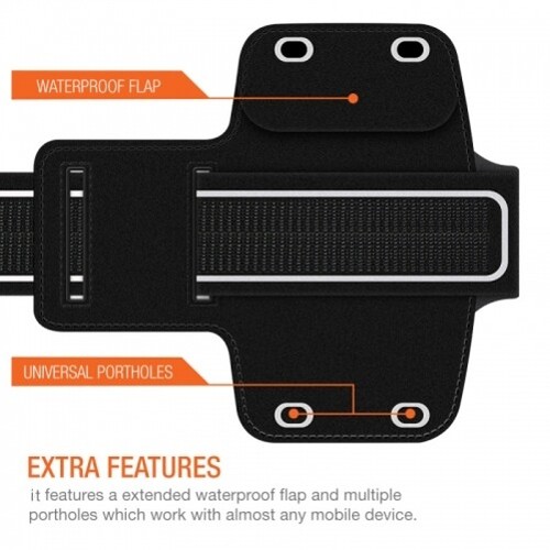 For Google Pixel 9 Pro Fold - Sports Running Armband White Gym Workout Case - 第 6/8 張圖片
