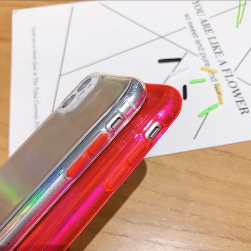 Coque fluorescente audacieuse 🔆 Néon réfléchissante 🔆 Coque rétro 🔆 UV 🔆 pour iPhone - Photo 3 sur 8