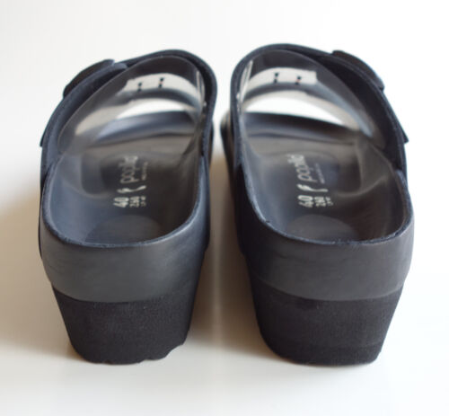 nuovi sandali PAPILLIO BIRKENSTOCK plateau pelle ARIZONA EXQ neri US9 EU40 UK7 - Foto 14 di 17
