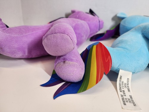 My Little Pony Plush Twilight Sparkle Seahorse Mermaid 12" Stuffy&Rainbow Dash - Picture 8 of 9