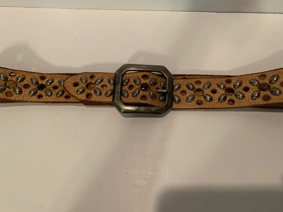 soft leather waist belt