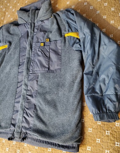 American Eagle Herren XL AE Xtreme Snowboarder Jacke Polar Fleece gefüttert blau/grau - Bild 12 von 12