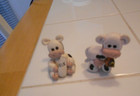 cow 1994 miniature figurines by suzi 1 1/4" high. vg+ condition