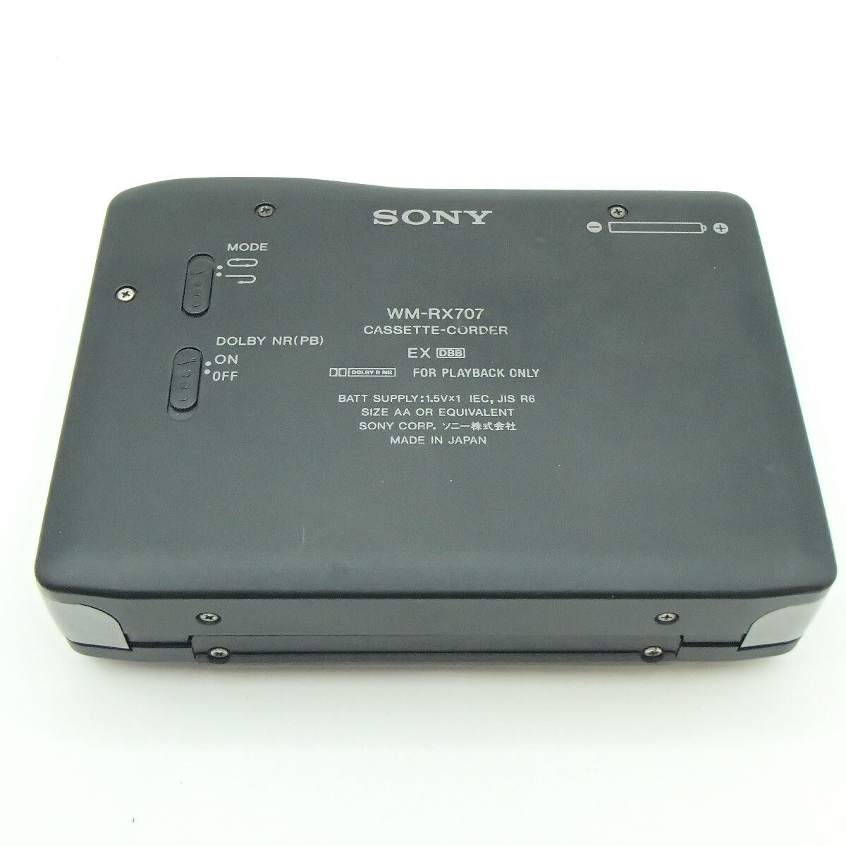 SONY WM-RX707 Walkman Cassette-corder Reverse Dolby DBB JUNK