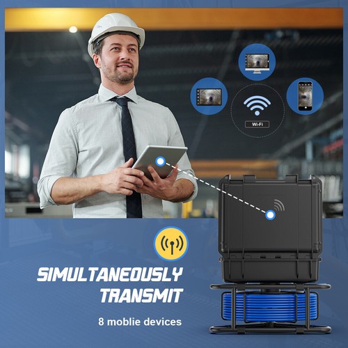 23mm WiFi/DVR Distance Counter Sewer Pipe Inspection Industrial Endoscope Camera - Picture 3 of 12