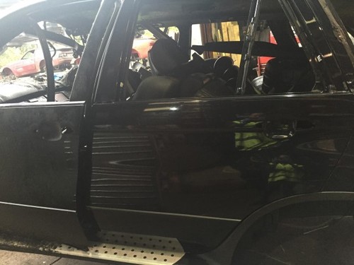 BMW X5 E53 2002 N/S Rear LEFT Hand Side / Near Side Rear Bare Door Blue X5 Door - Picture 3 of 6
