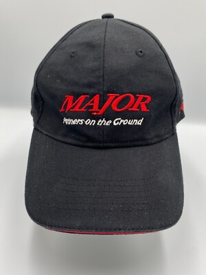 Drilling Major Partners On The Ground Fitted Hat Cap Size L/XL Black