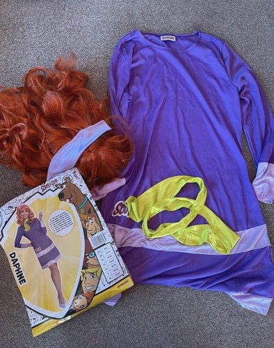 Daphne Scooby Doo Fancy Dress Costume. Cartoon. 60s. 70. Size M/L - Picture 3 of 3