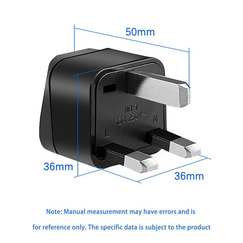 1 Piece Universal AU EU CN US To UK Travel Plug Adapter Power Socket Converter - Afbeelding 8 van 14